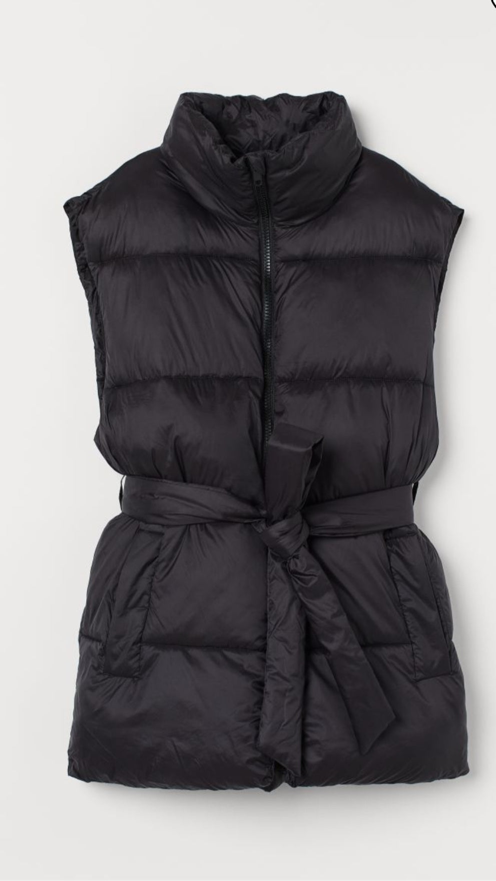 The Belt Puffer Vest