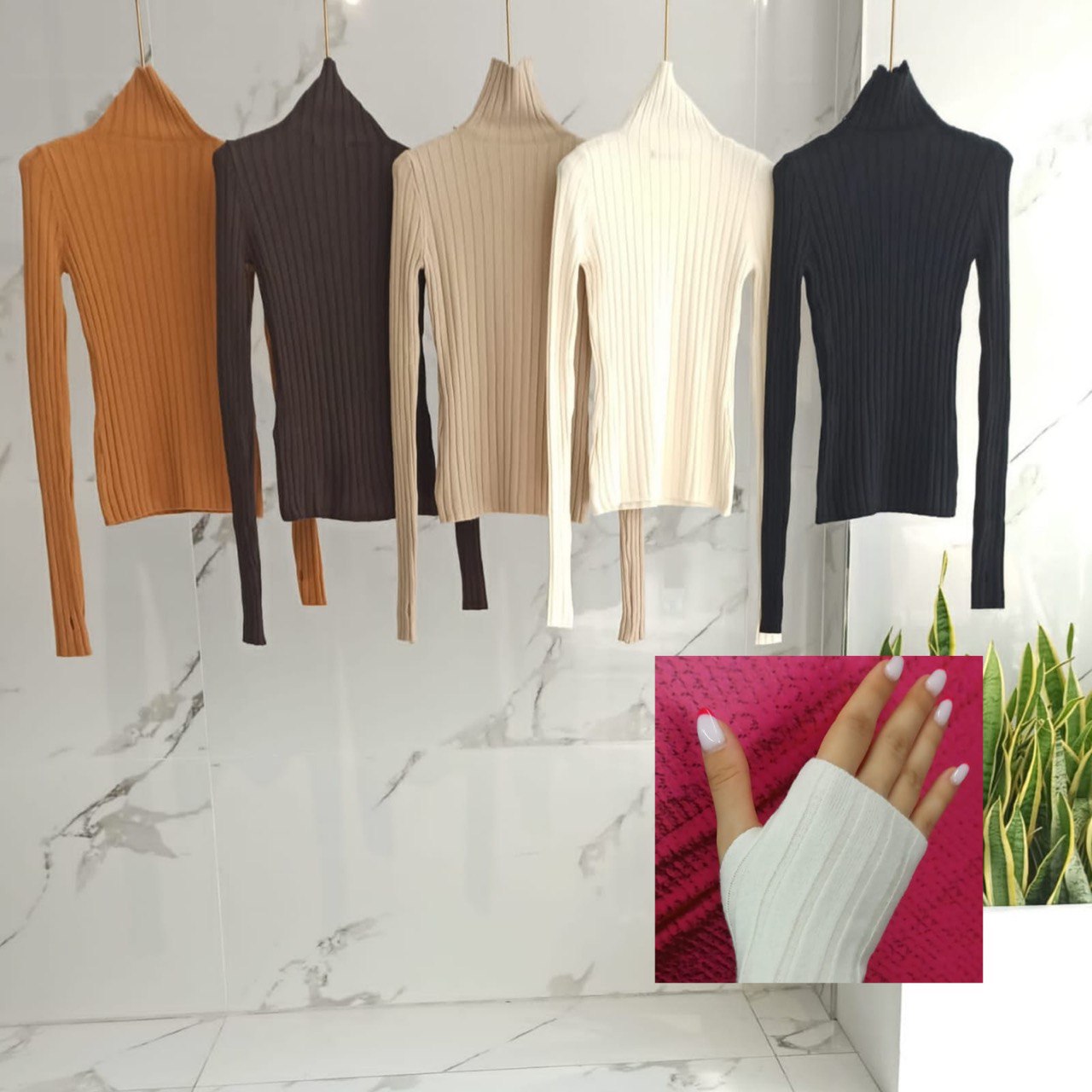 Fine knit turtle neck Sweater