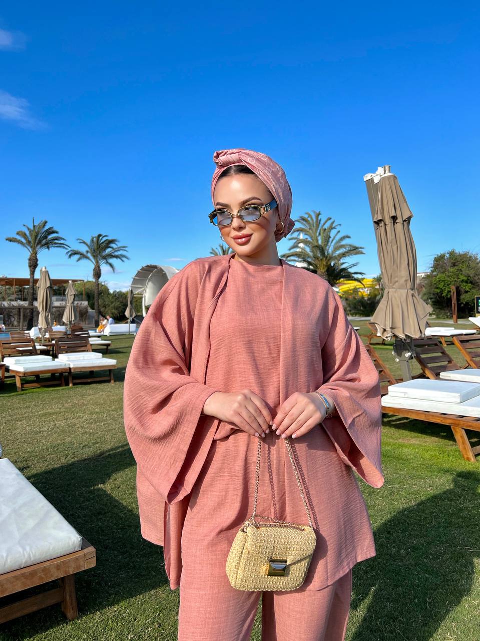 keiva light pink set
