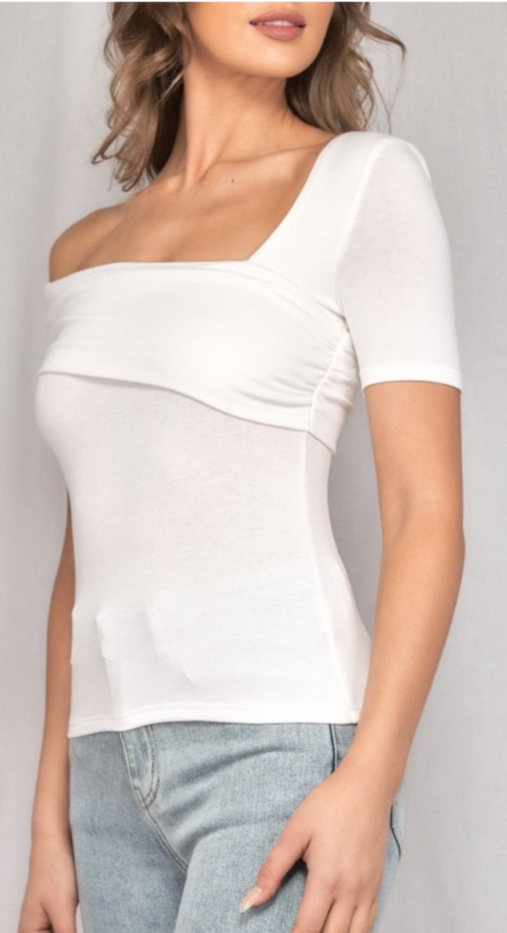 Neckline jersey top