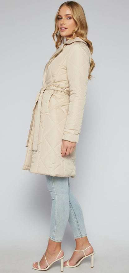 Quilted puffer jacket