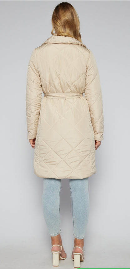 Quilted puffer jacket