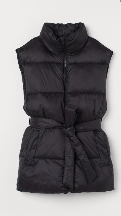 The Belt Puffer Vest