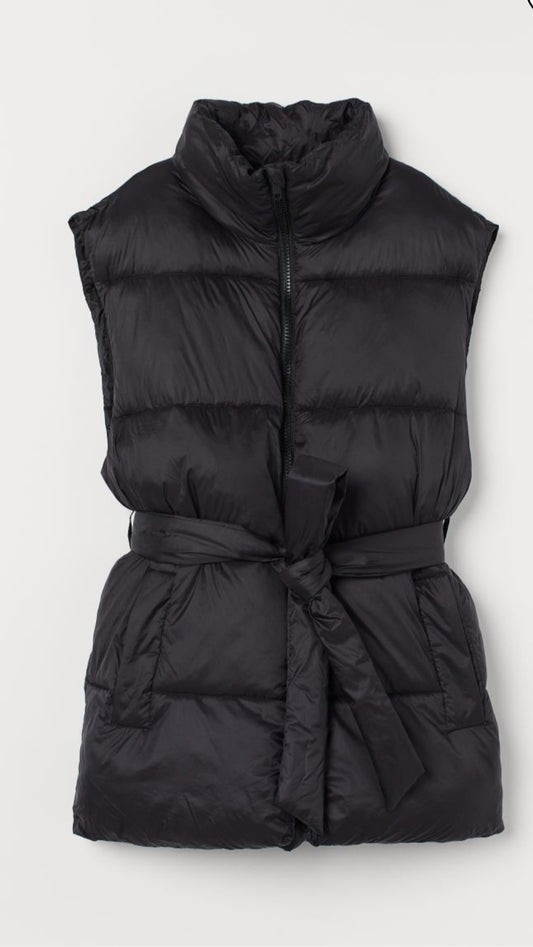 The Belt Puffer Vest