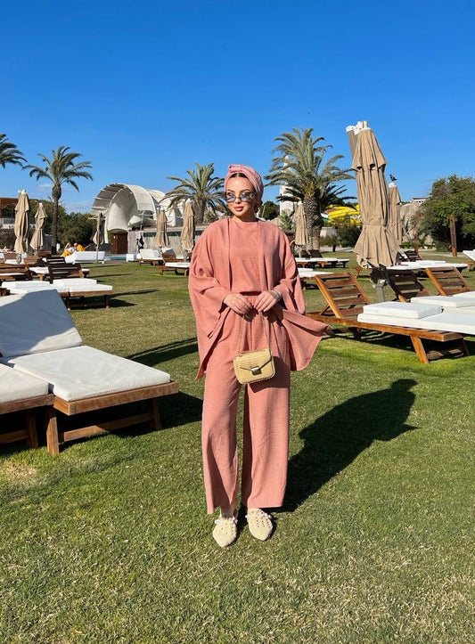 keiva light pink set