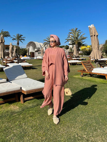 keiva light pink set